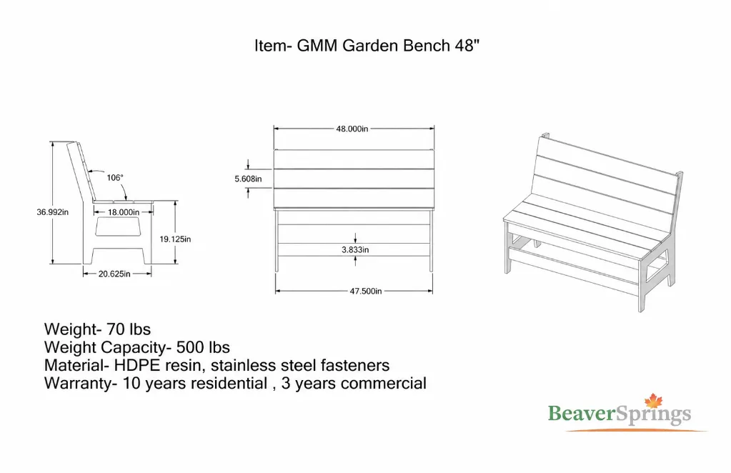 48''  bench