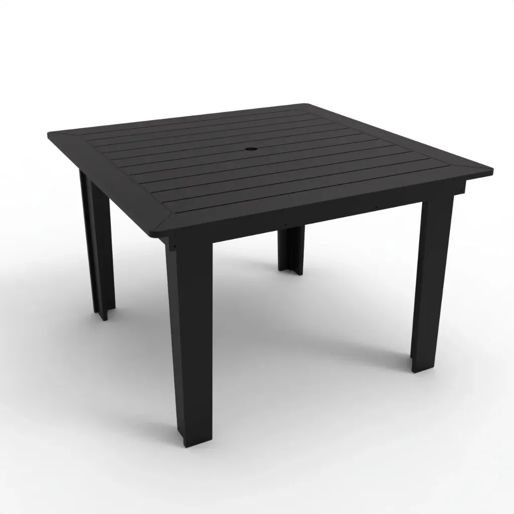 DXT X Dining Table (Black, 48'')