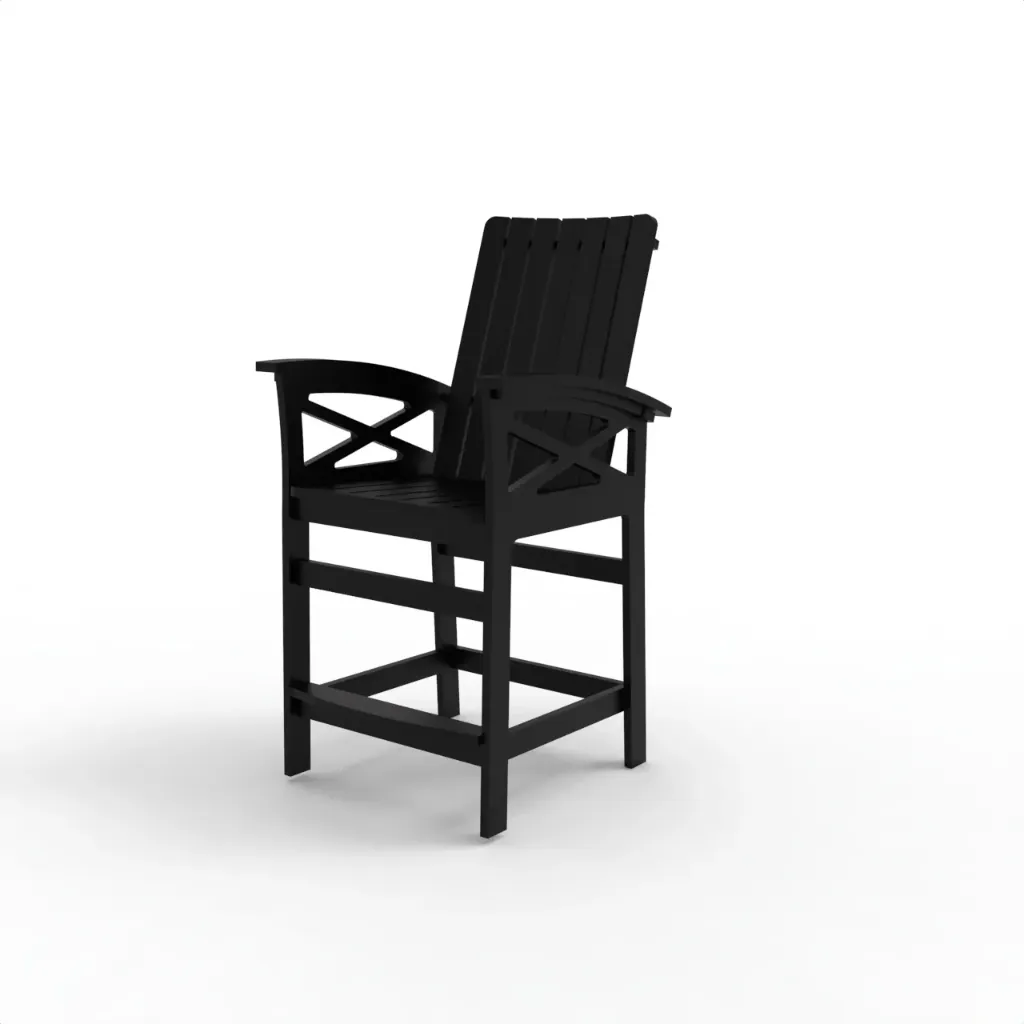 DXPC  Pub Chair (Black)