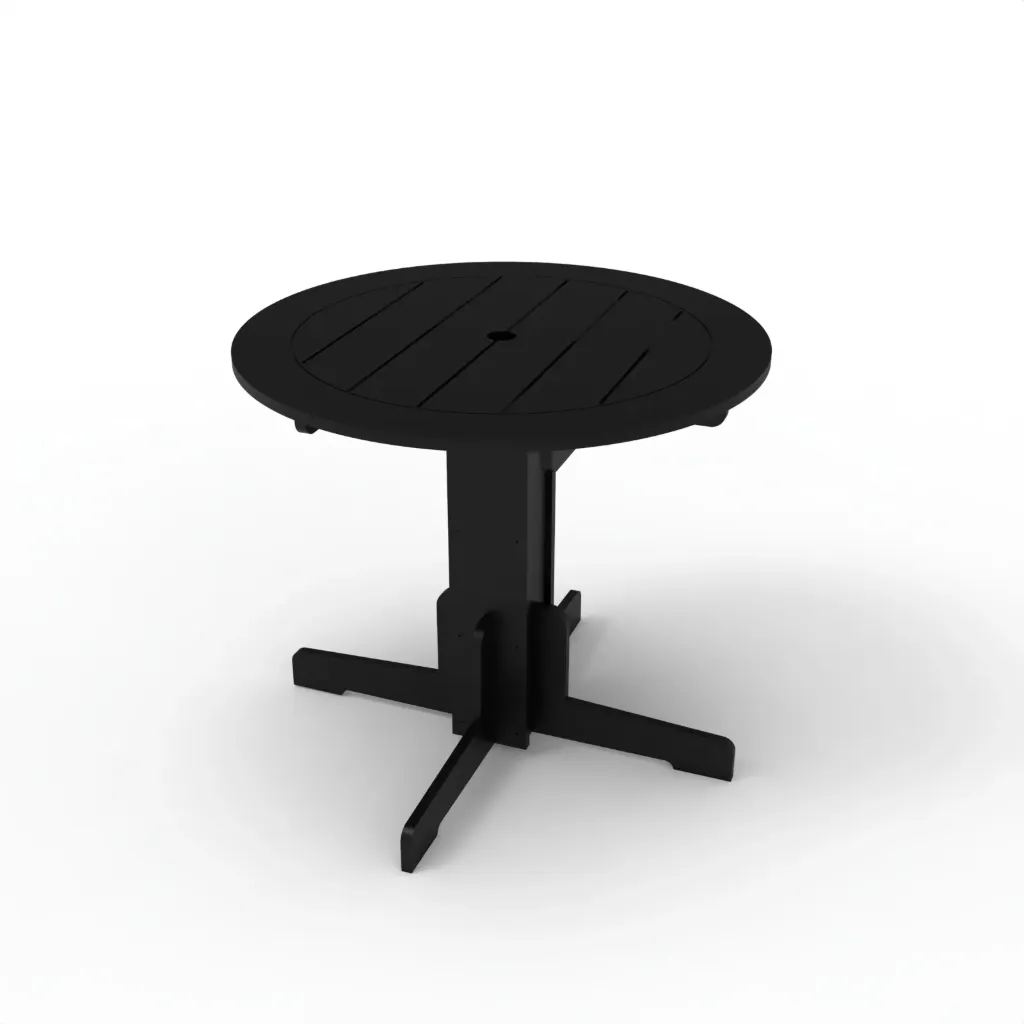 DXPT Pub Table Round 36" (Black)