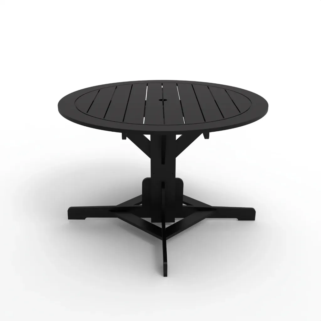H-T48 Hockley Dining Table (Black)