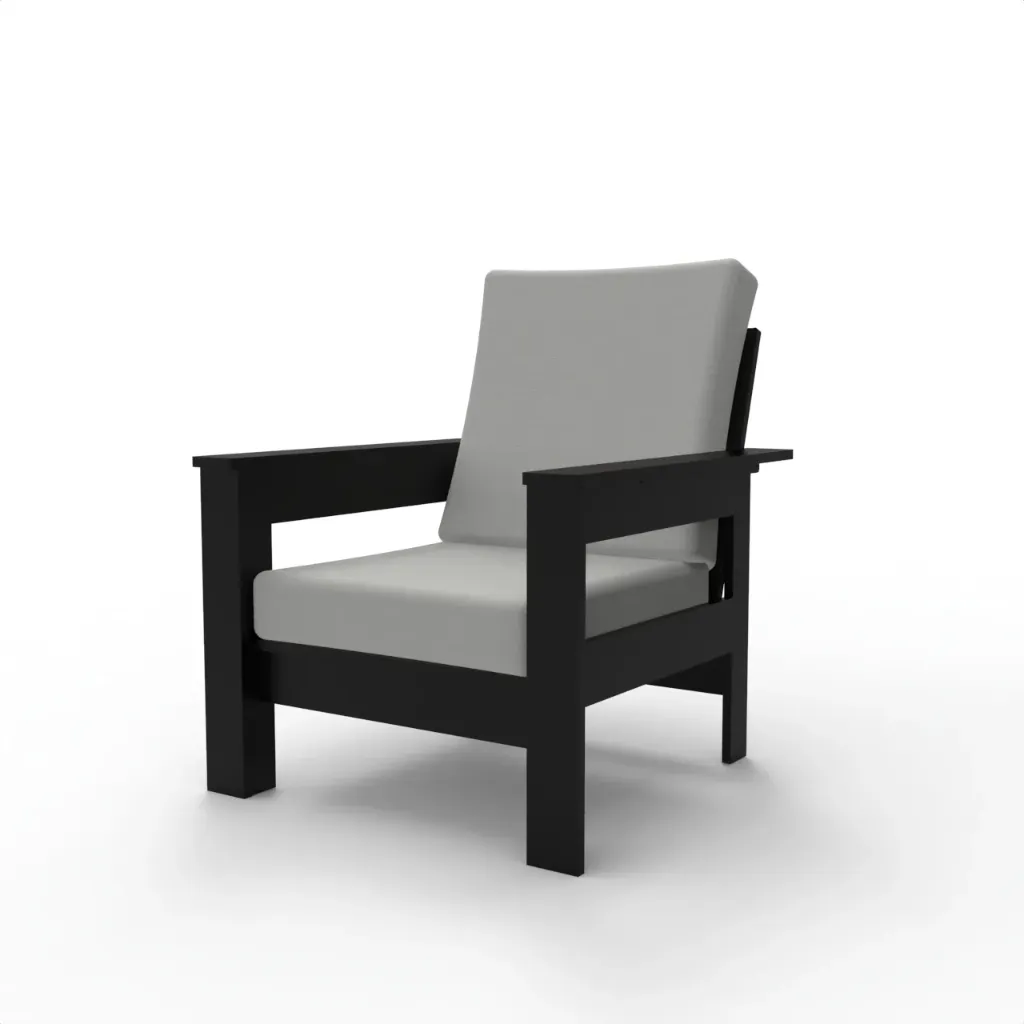 HVNCLUB-Haven Club Chair (Frame Only) (Black)