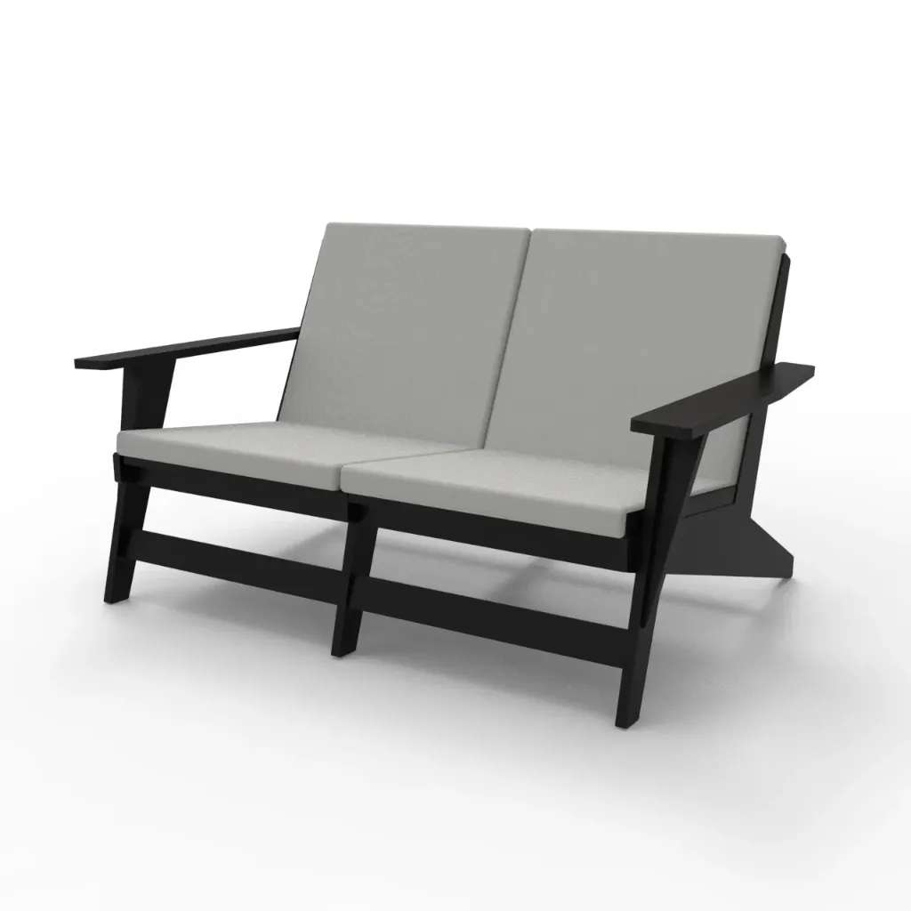 RVNL-138 Ravenna Loveseat (Black)