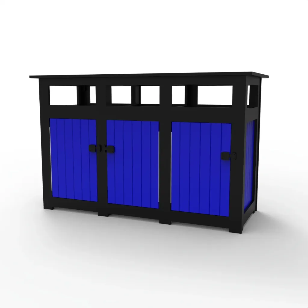 BGT-106 Triple Garbage Bin