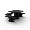 BPTS-1100W Wheelchair Accessible Picnic Table