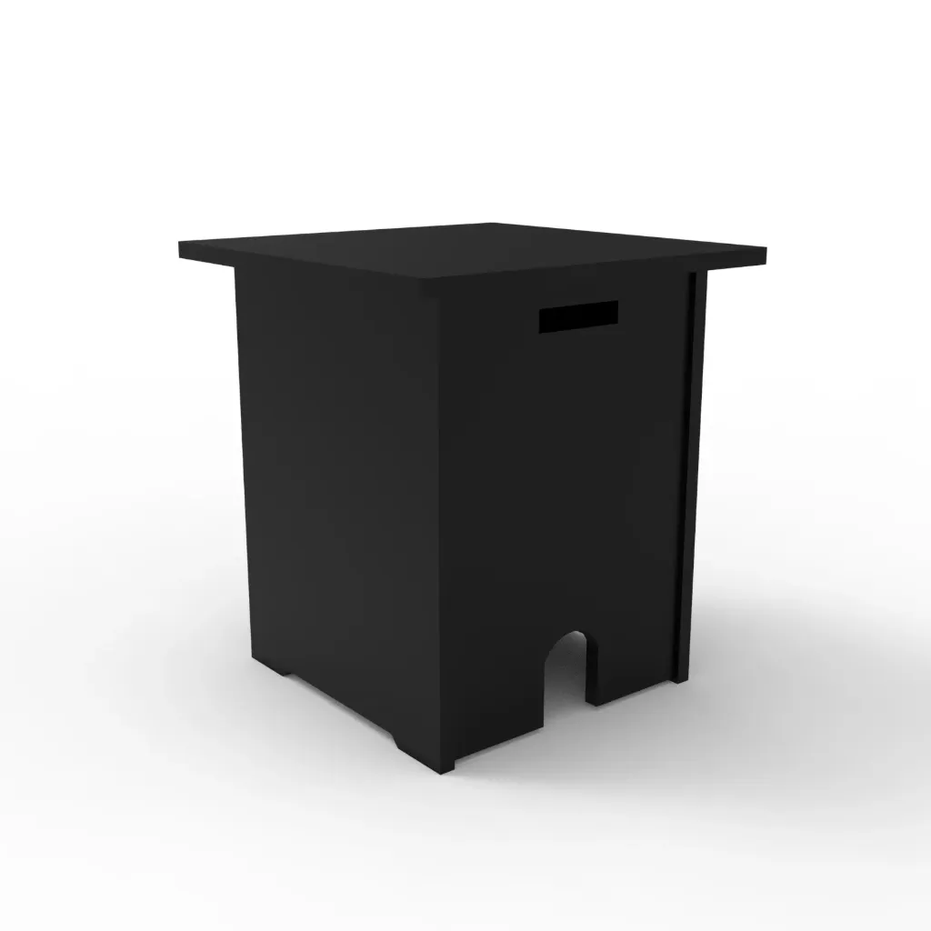 TCT Tank Cover Table (Black)
