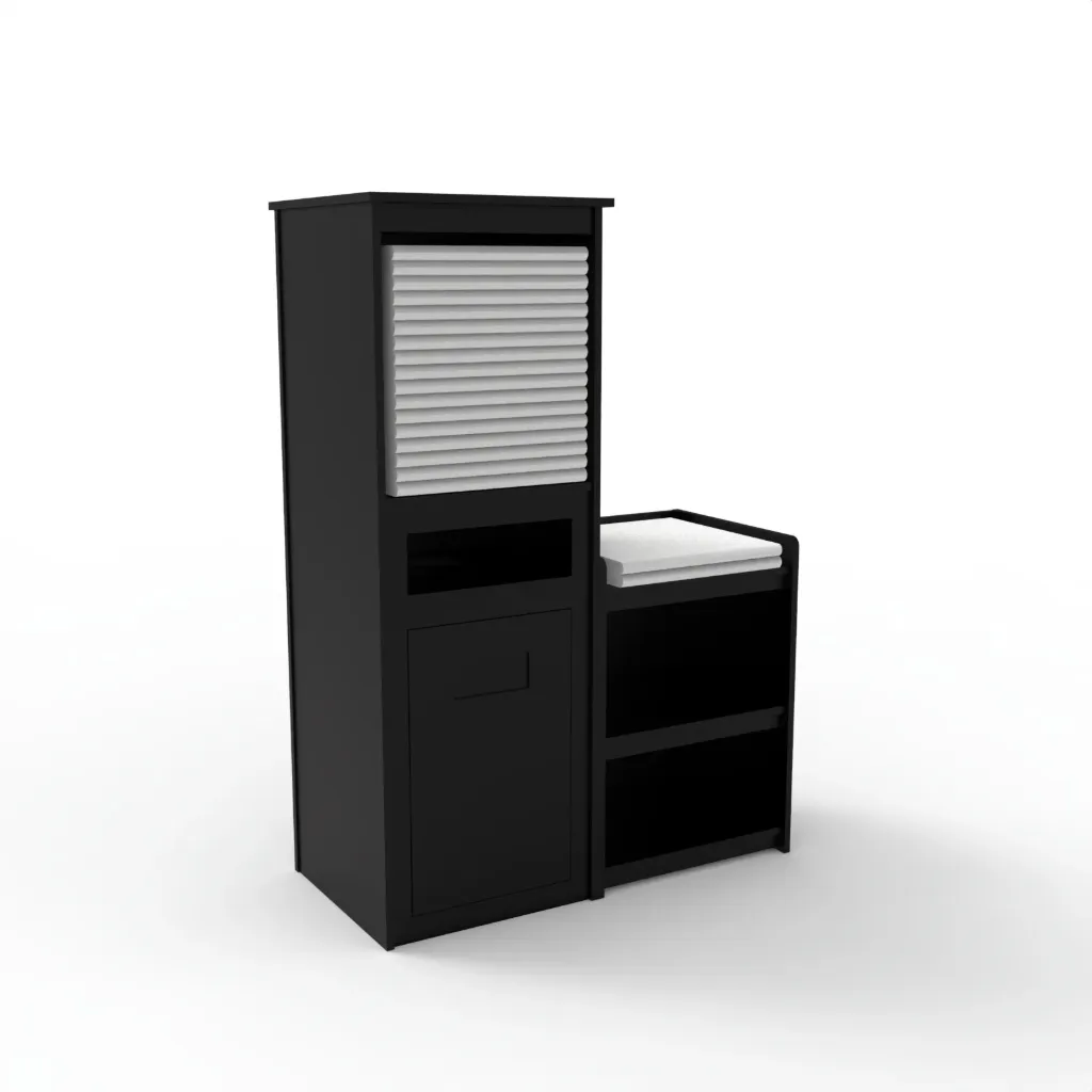 TVS-120 Towel Stand with Shelf