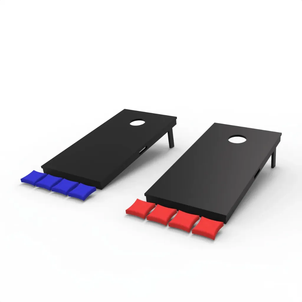 Corn Toss 24''x48'' with Beam Bags (Black)