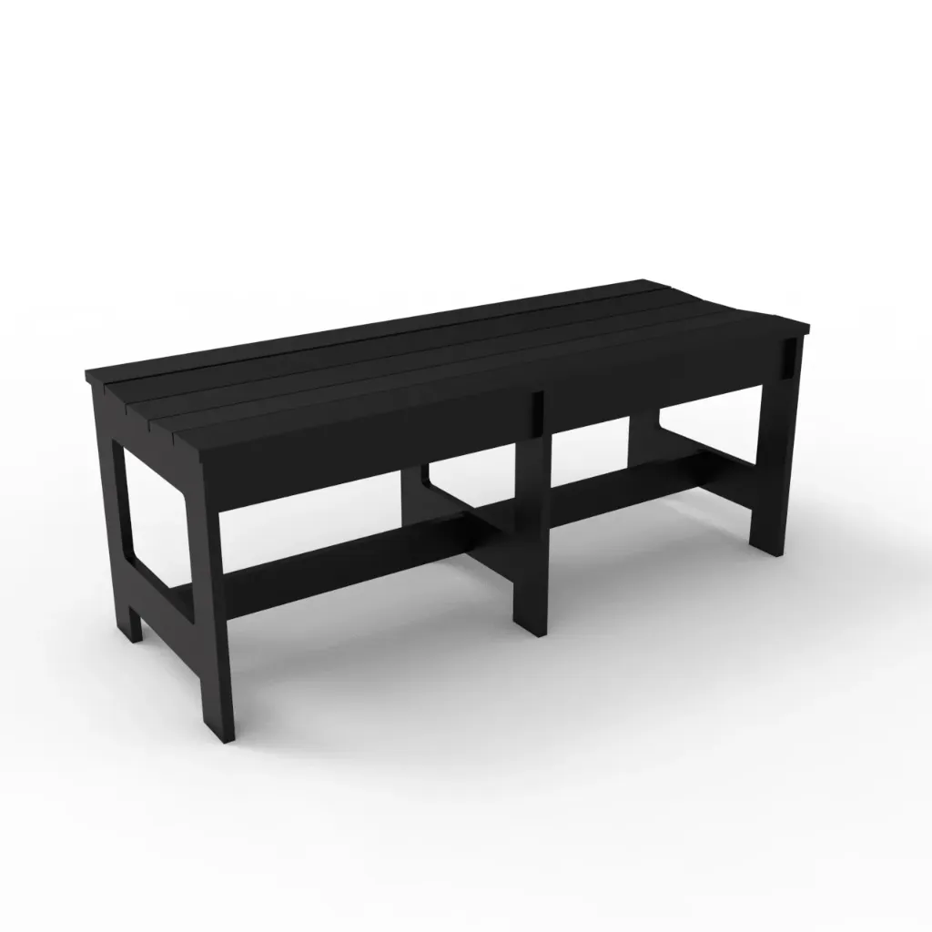 GXB Garden Bench (Black, 48'')