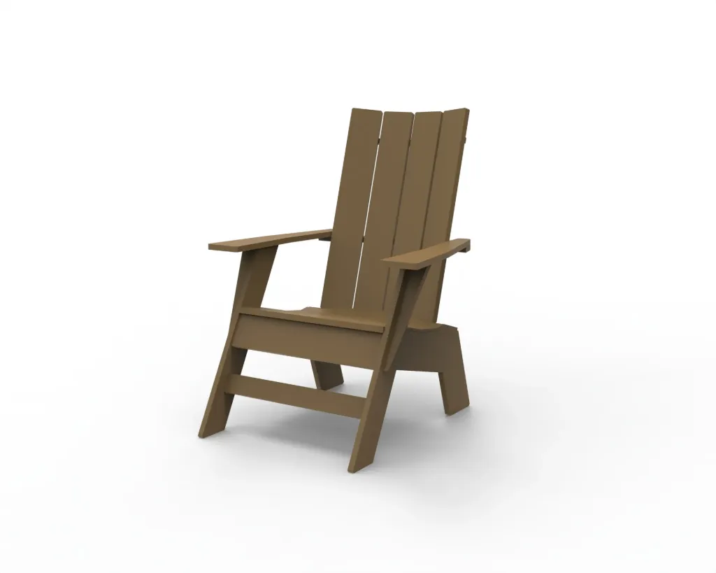BSMAKU Modern Adirondack Upright Chair