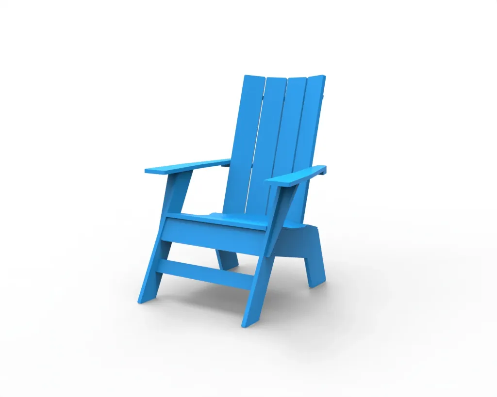 BSMAKU Modern Adirondack Upright Chair