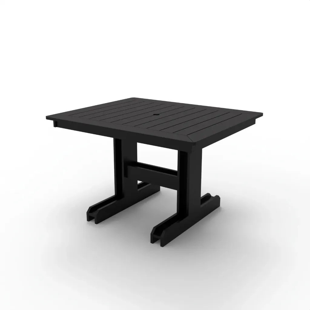 BSDT Sunnidale Dining Table (Black, 48'')