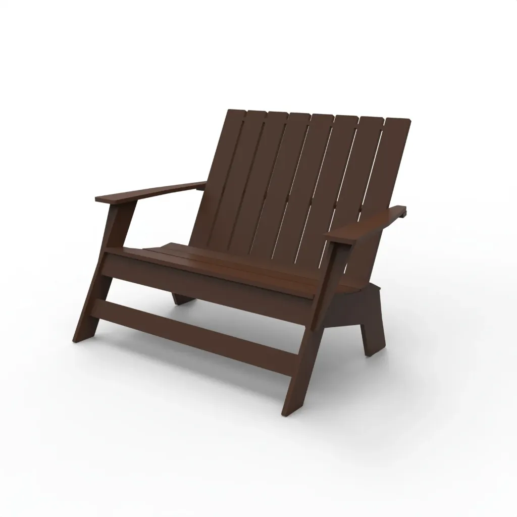 BSMABU Modern Adirondack Upright Bench