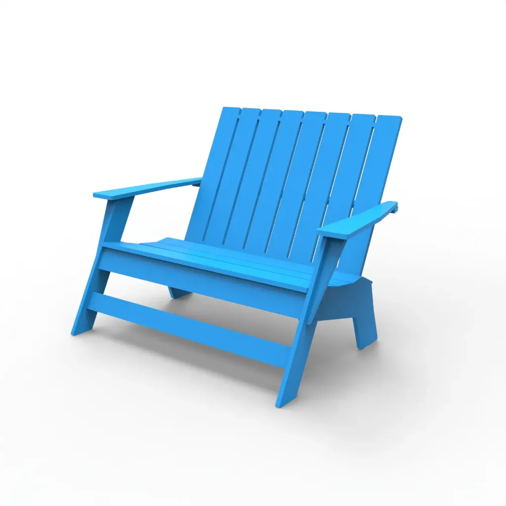 BSMABU Modern Adirondack Upright Bench