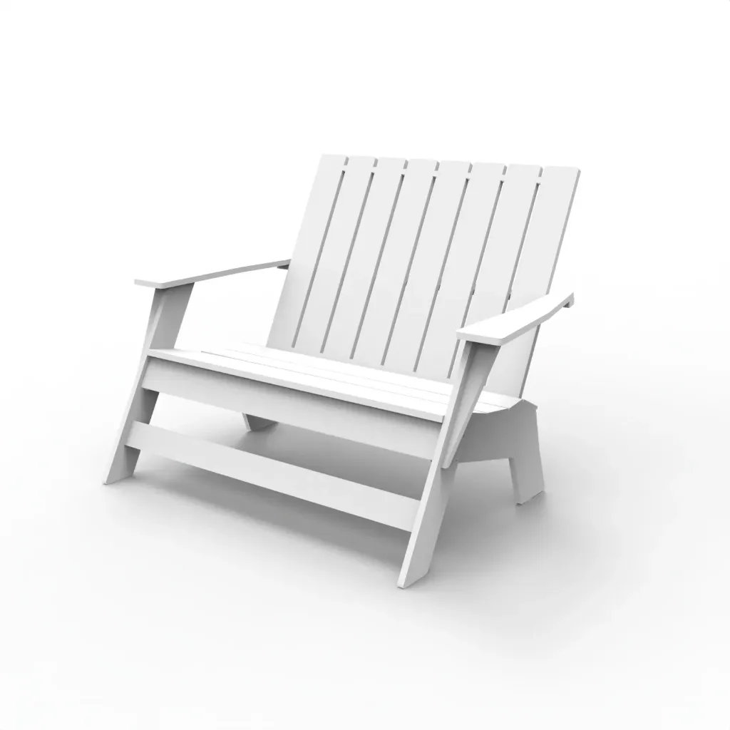 BSMABU Modern Adirondack Upright Bench