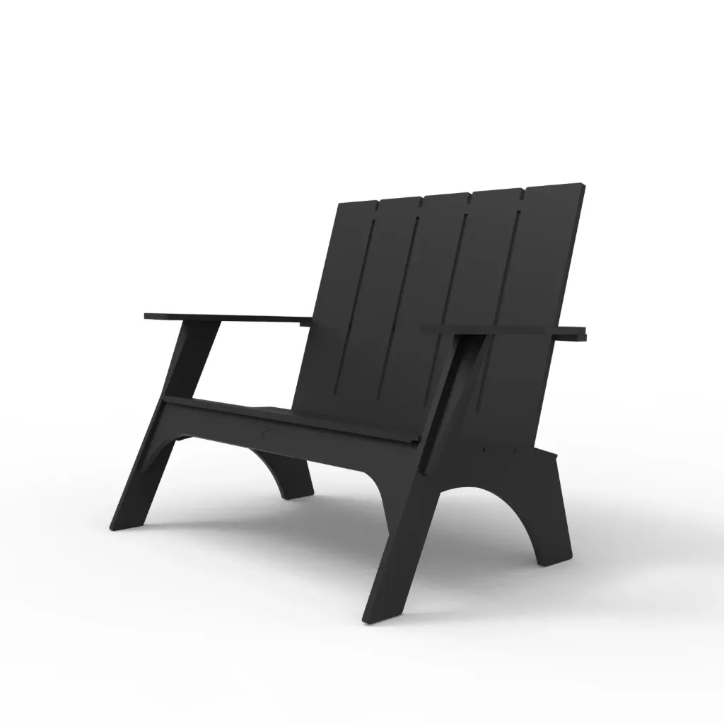 SWBNCH Steemd Modern Adirondack Bench