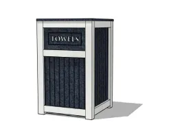 Abacus AFET-01Eastwick Towel Return - Single - Two Tone