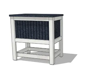 Abacus AFEICE -02 Eastwick Cooler Bin - Raised