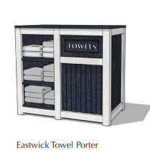 Abacus AFET-02 Eastwick Towel Porter