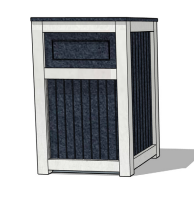 Abacus AFEW-01 Eastwick Waste Bin Single