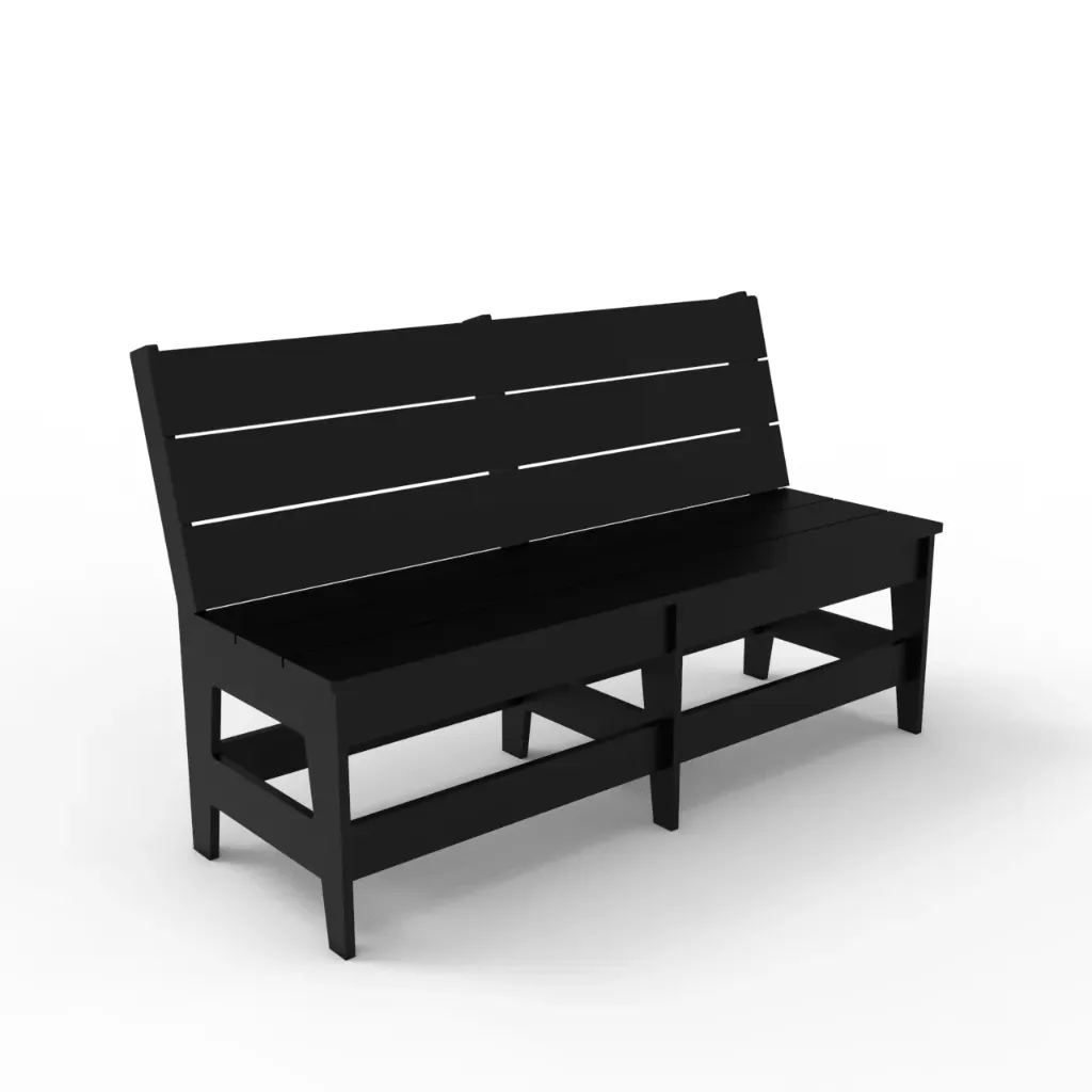 GMM60- 60'' Bench Modern (Black)