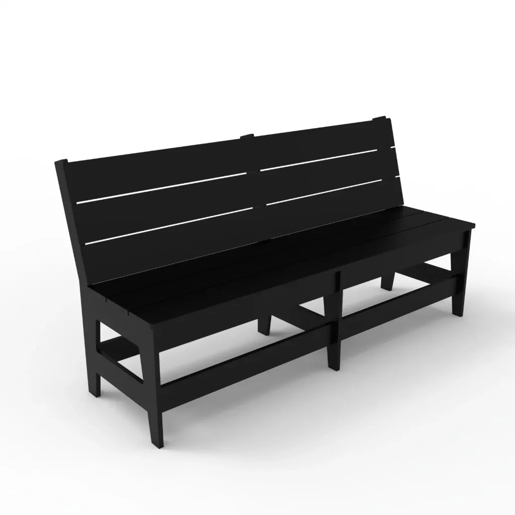 GMM70- 70" Bench Modern (Black)