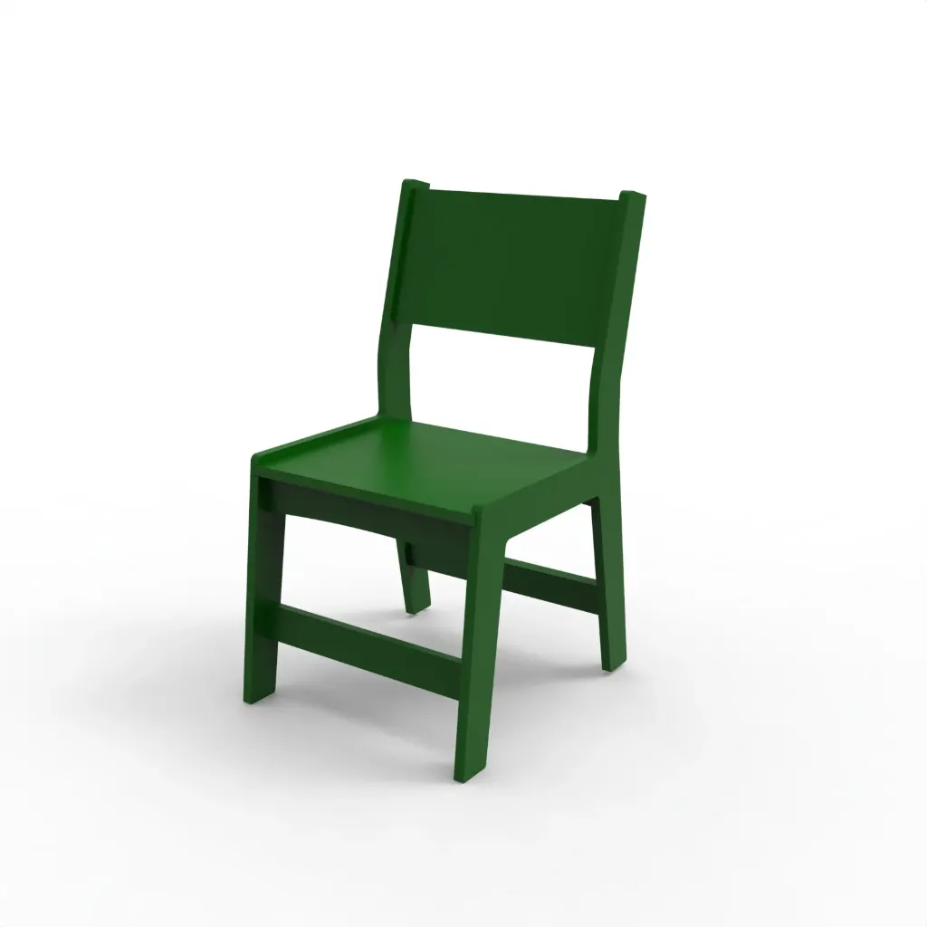 M-1020 Modern Dining Chair Solid Back