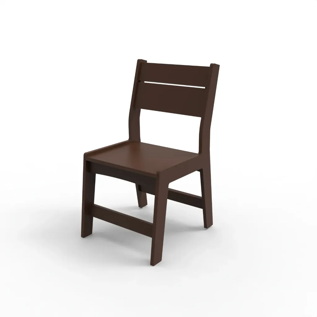 M-1021 Modern Dining Chair Slatted Back